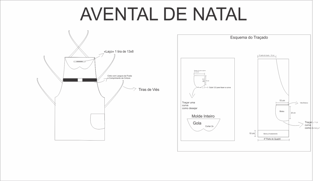 avental de natal blog