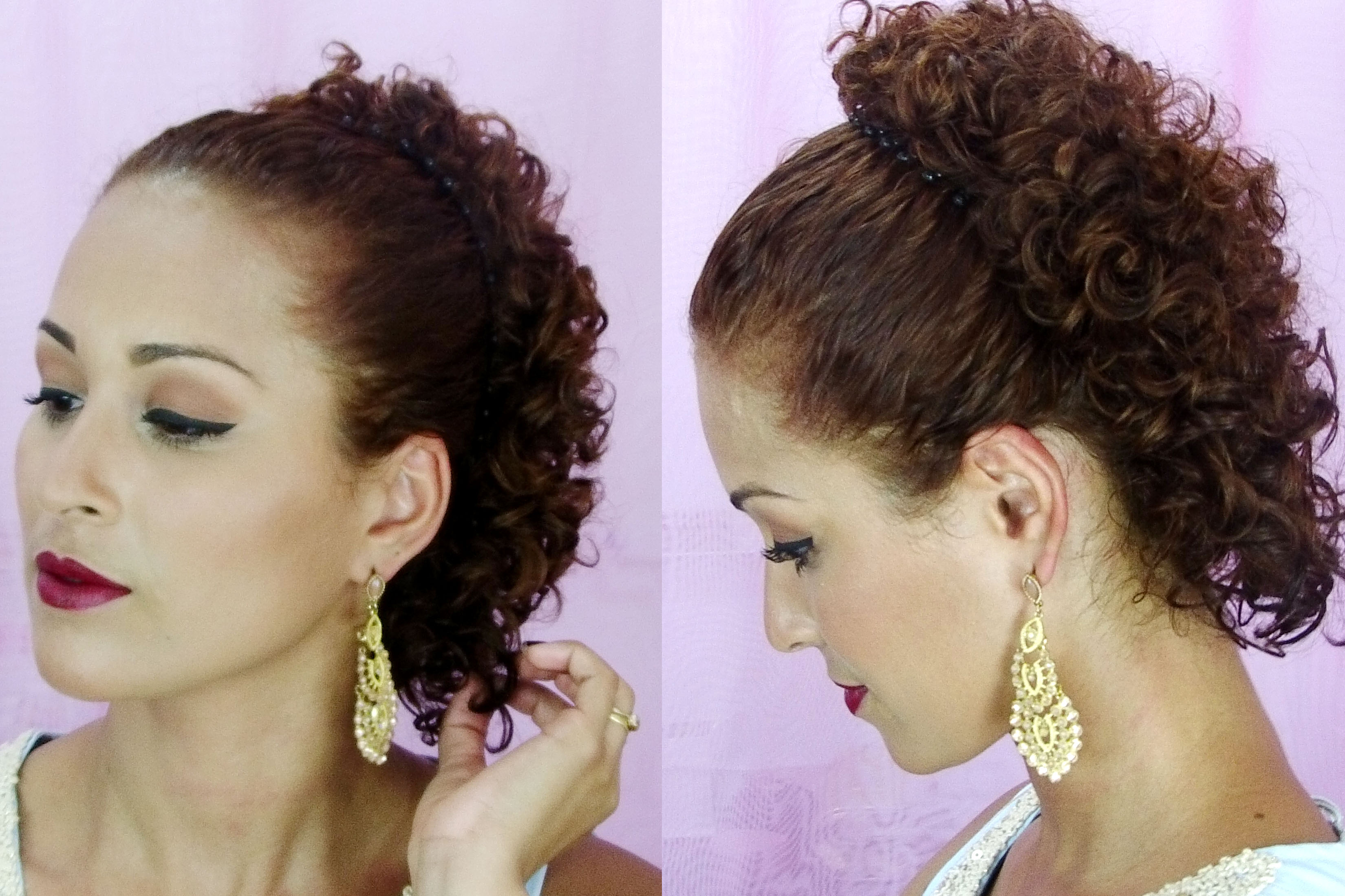 Penteado Infantil Simples para Cabelos Cacheados #1