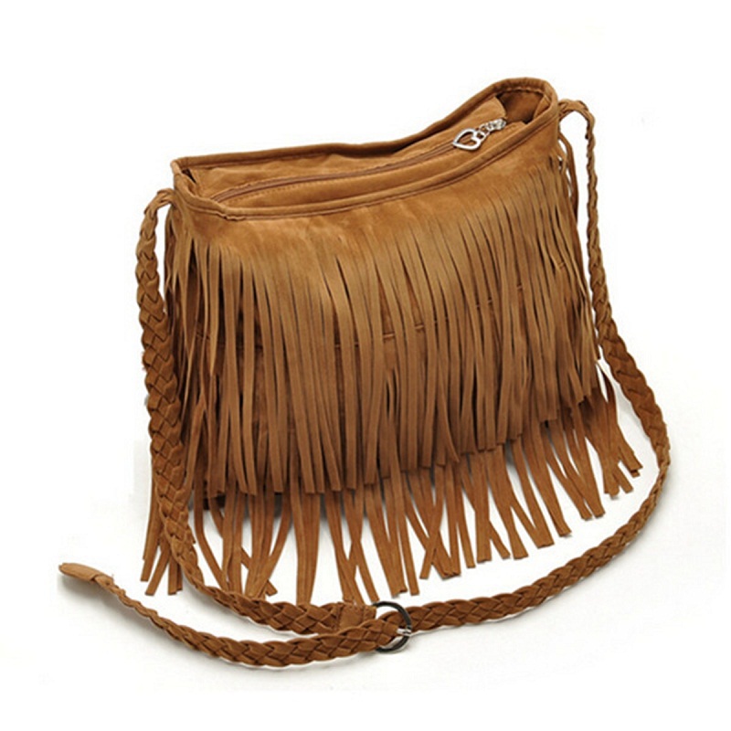 Fashion-European-American-Star-Style-Celebrity-Faux-Suede-Tassel-Handbag-font-b-Fringe-b-font-Cross