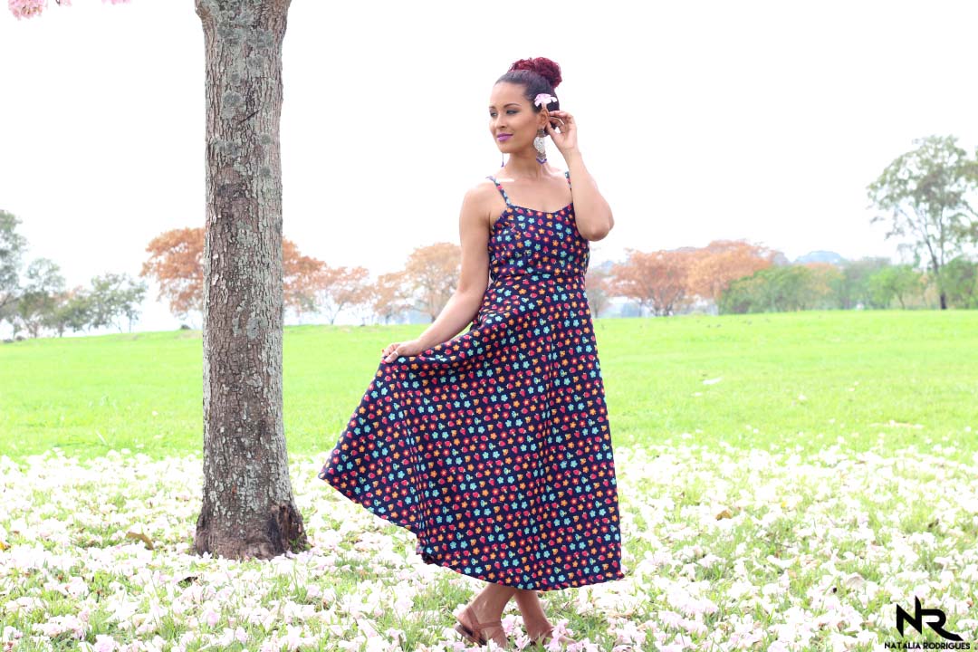 VESTIDO PRIMAVERA INSPIRADO NA GRIFE VALENTINO POR DAYSE COSTA