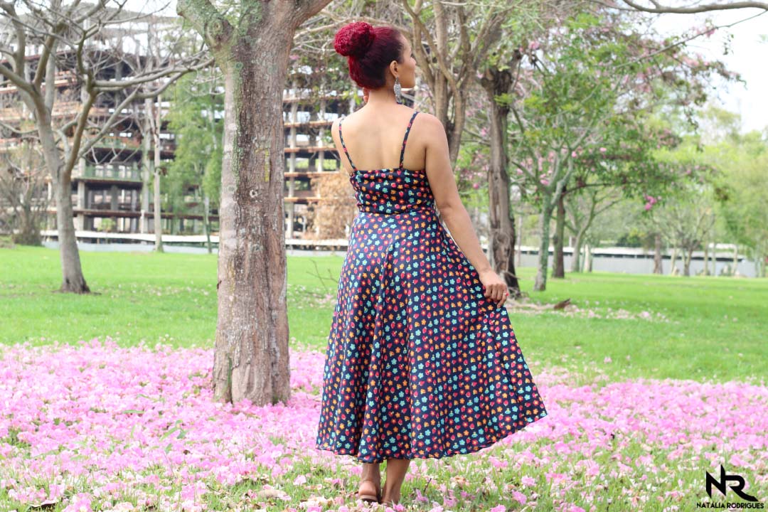 VESTIDO PRIMAVERA INSPIRADO NA GRIFE VALENTINO POR DAYSE COSTA