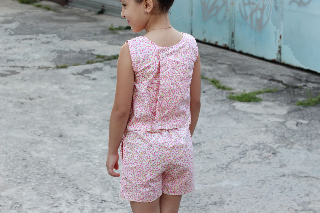 CONJUNTO INFANTIL SHORT E BLUSA