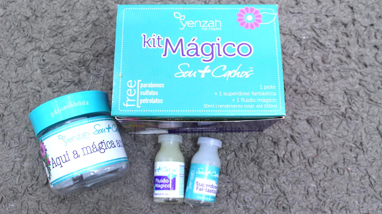 kit mágico yenzah,dayse costa,cabelo cacheado